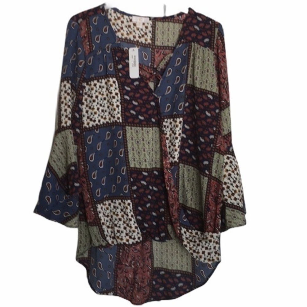CHARMING CHARLIE wrap high low top